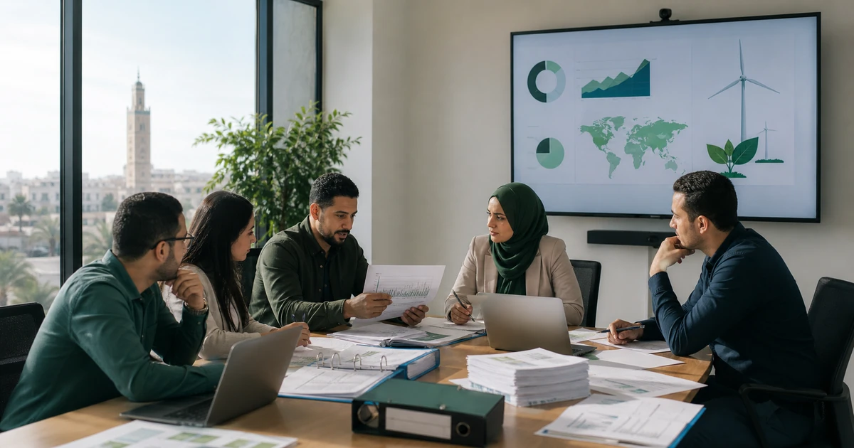 PME marocaine organisant preuves carbone et données ESRS pour répondre aux clients européens