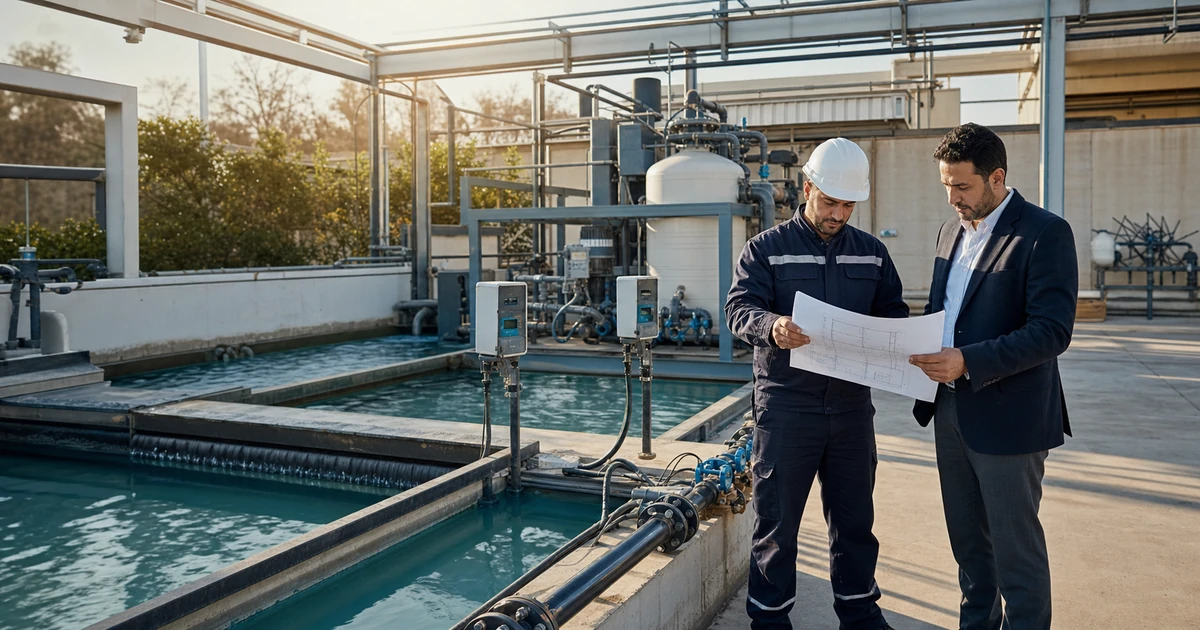 Responsables marocains examinent un projet de station de traitement et de réutilisation des eaux industrielles